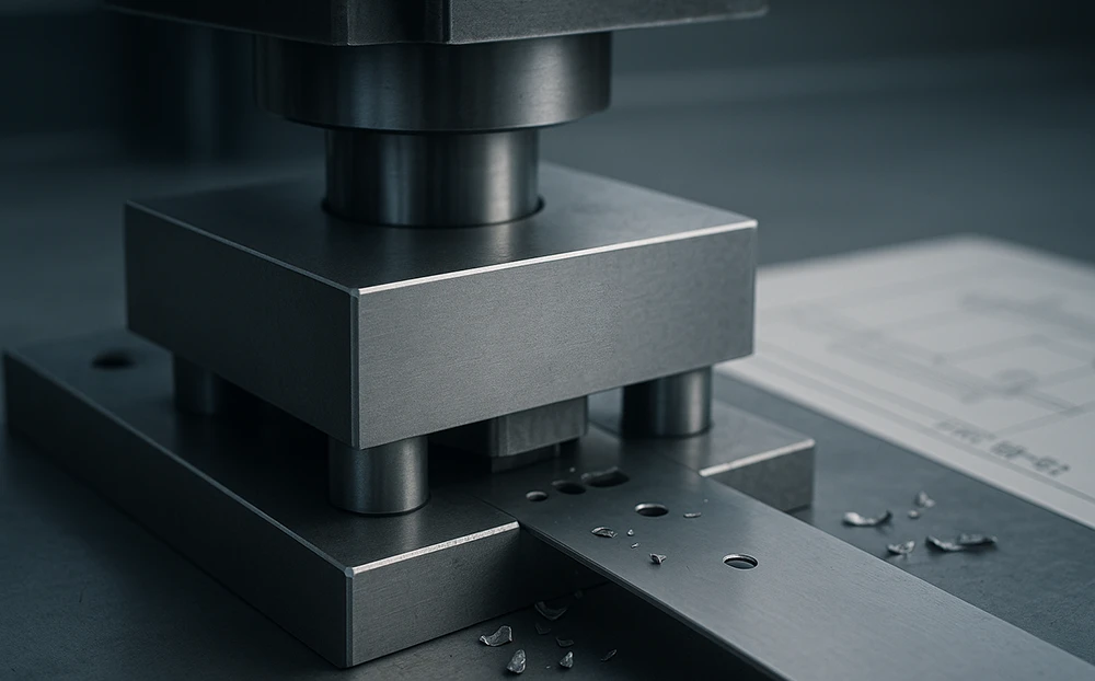 d2 mold steel hardened stamping die closeup