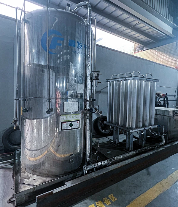 Liquid Nitrogen Tank Cooling System