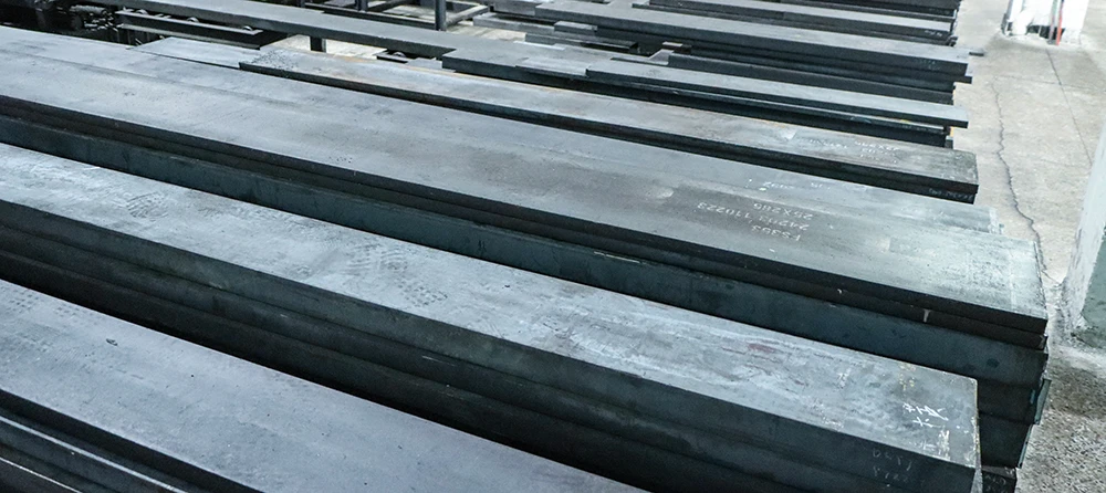 nak80 steel is stored in the warehouse