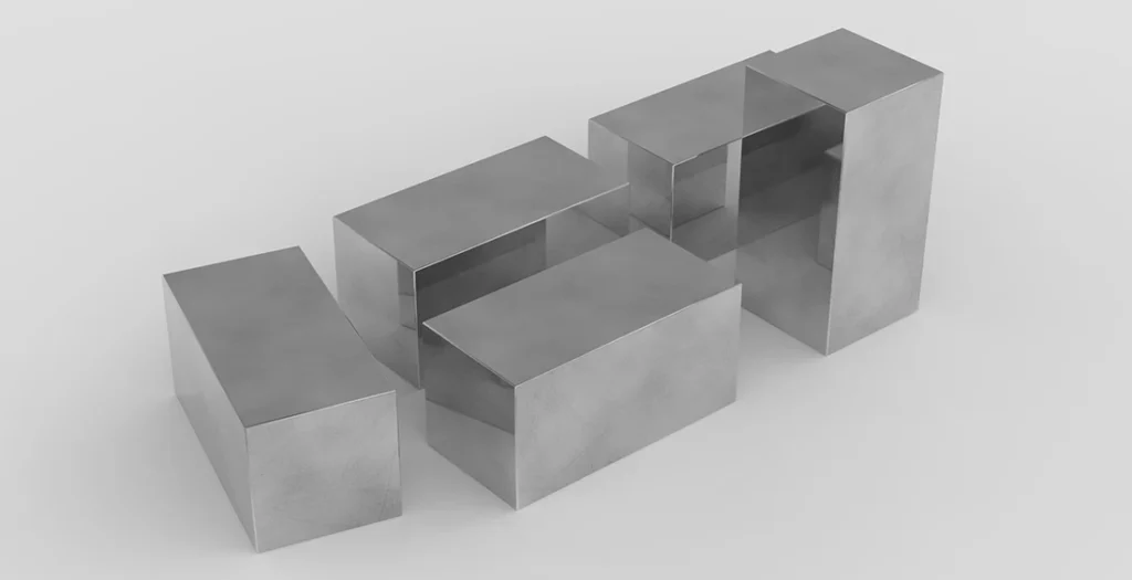 Display image of the cut NAK80 Mold Steel block