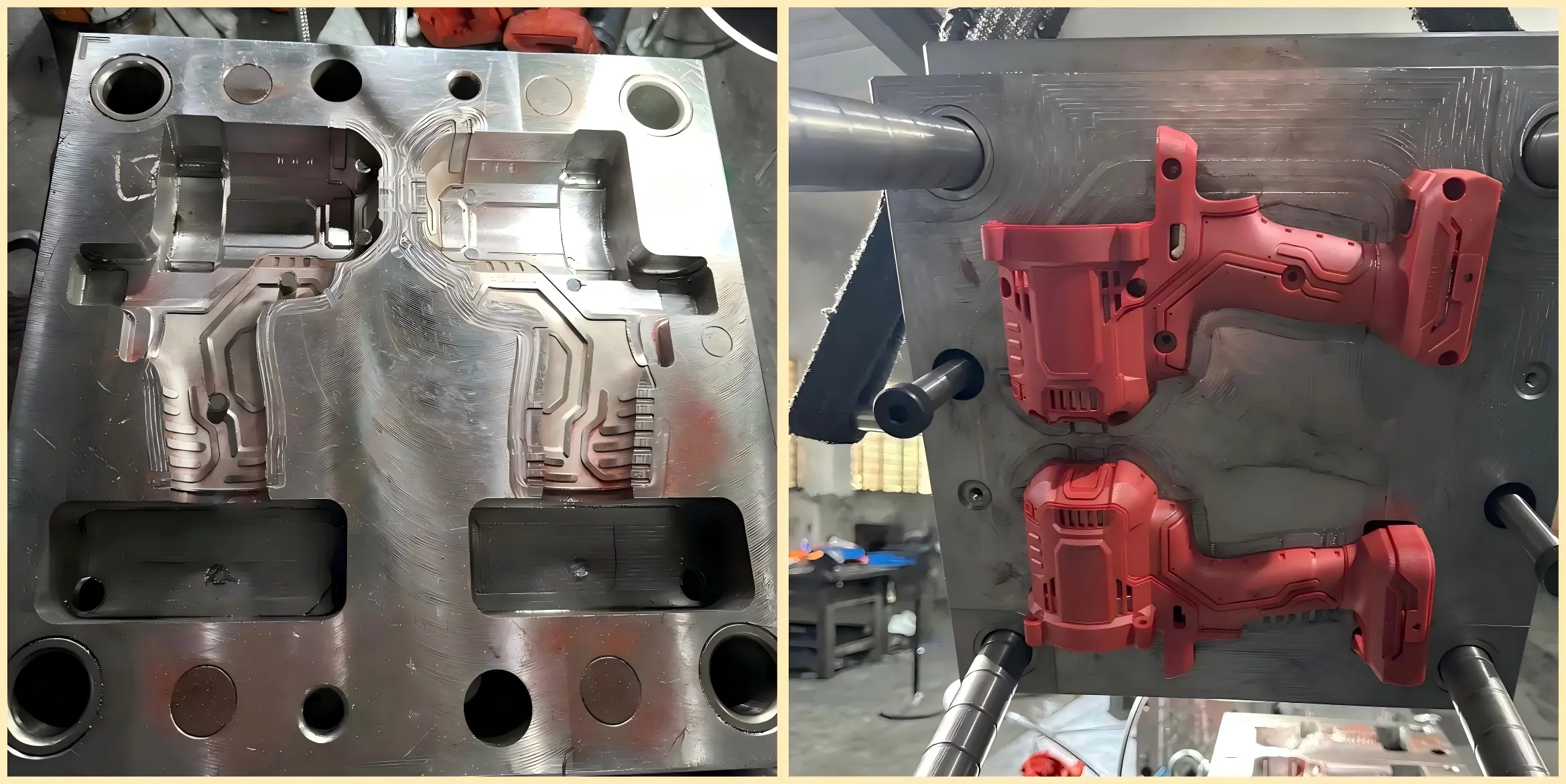 How to Design Injection Mold Structure for a 1.5 m Drop-Test Power Tool Housing
