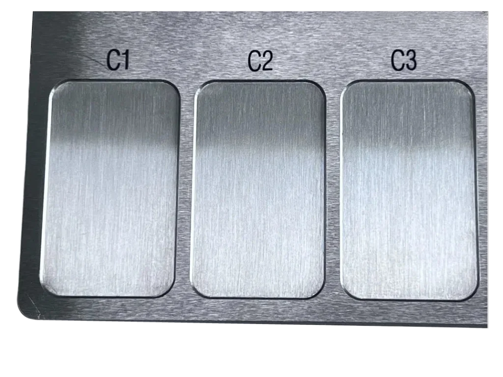 SPI C1, C2 and C3 steel surface sample references