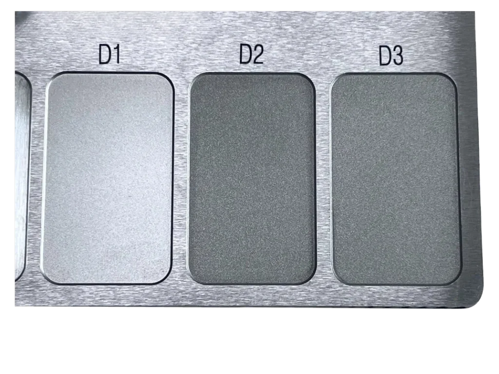 SPI D1, D2 and D3 steel surface sample references